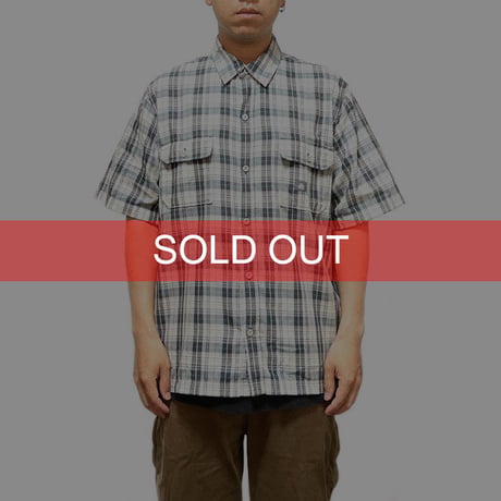 【USED】00'S NIKE ACG S/S CHECK SHIRT