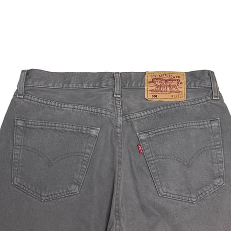 【USED】90's-00's Euro Levi’s 501 Grey Fade Denim Pants