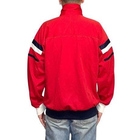 【USED】80’s Sergio Tacchini Track Jacket Red Made in Italy