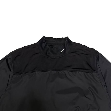 【USED】90's-00's  NIKE TEAM POLY × NYLON SWITCHING L/S TOP