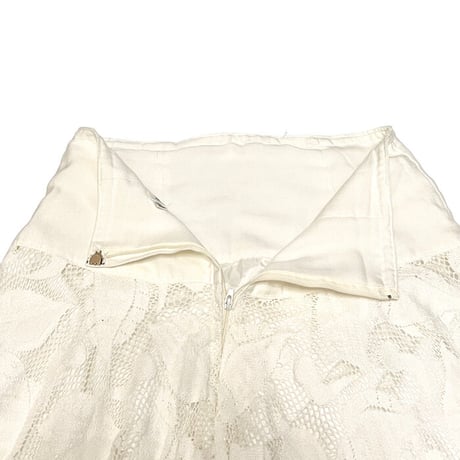 【USED】90'S-00'S Lan Tyan  LACE CROCHETED FISH SKIRT