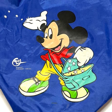 【USED】90's  DISNEY × EGMONT HORIZONT VERLAG MICKEY BEACH BAG