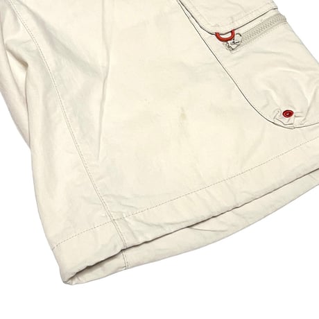 【USED】00's Timberland CARGO SHORTS OFF WHITE