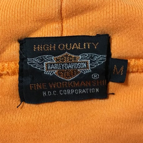 【USED】90'S HARLEY DAVIDSON HI-NECK SWEATSHIRT