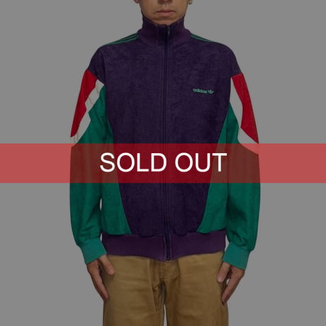 【USED】70's adidas VENTEX VELOUR TRACK JACKET