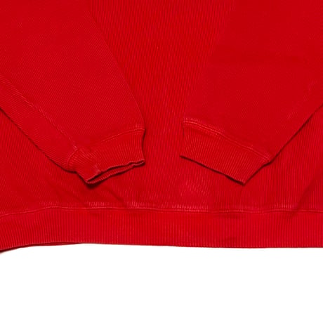 【USED】90's YVES SAINT LAURENT CASSANDRE LOGO RIBBED L/S TOP