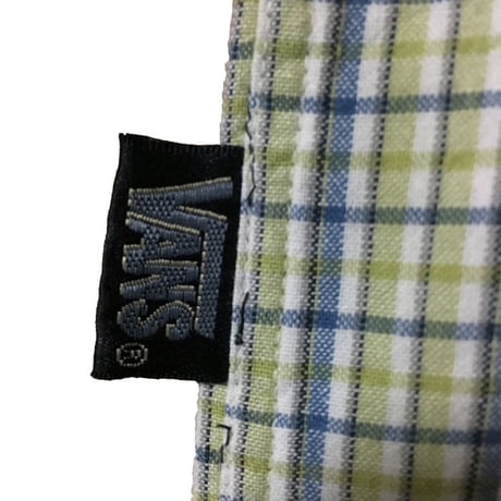 【USED】90'S VANS PULL-OVER CHECK SHIRT