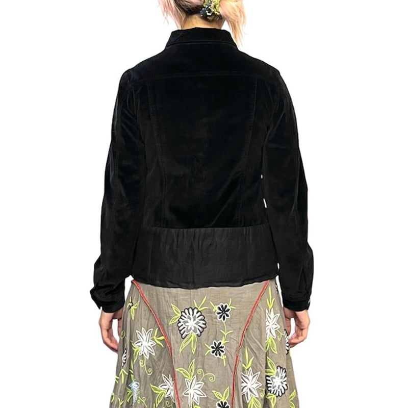 USED】HELMUT LANG 1997 VELOUR×ORGANDIE TRACKER