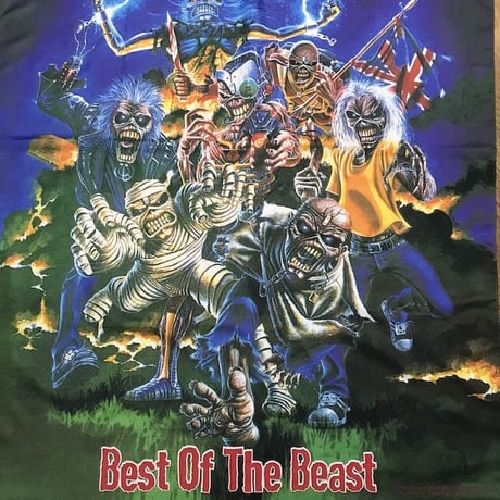 【USED】90'S IRON MAIDEN SCARF MADE IN ITALY