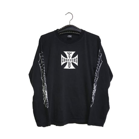 【USED】WEST COAST CHOPPERS L/S T-SHIRT "SPIDER"