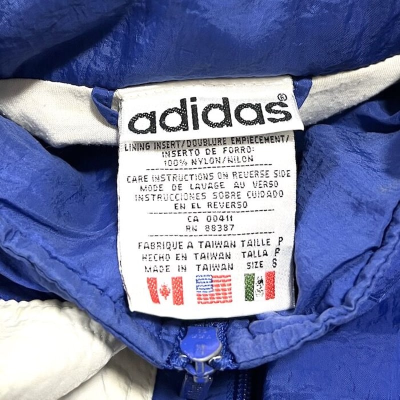 USED】90'S ADIDAS PERFORMANCE LOGO NYLON TRACK USED】90'S ADIDAS PERFORMANCE LOGO NYLON TRACK