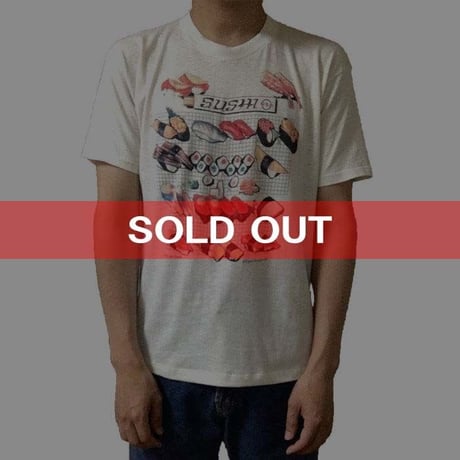 【USED】80'S VINTAGE SUSHI USA T-SHIRT