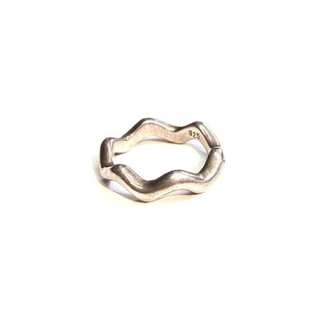 【USED】vintage TIFFANY & CO. Paloma Picasso Wave Ring 925 Sterling Silver