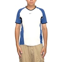 【USED】00's Nike Dri-FIT UV Bicolor Raglan Sports T-shirt Blue × White