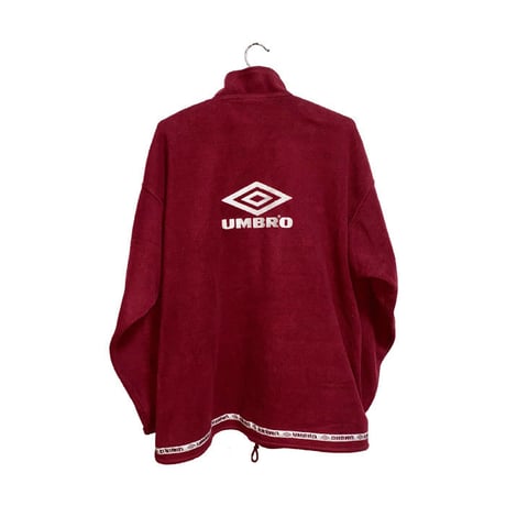 【USED】90'S UMBRO ZIP FLEECE TOP