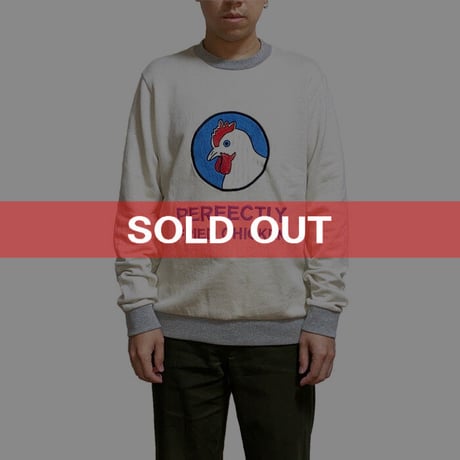 【USED】KIT NEALE SWEATSHIRT "PERFECTLY FRIED CHICKEN"