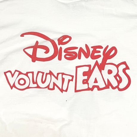 【USED】90'S DISNEY VOLUNT EARS T-SHIRT