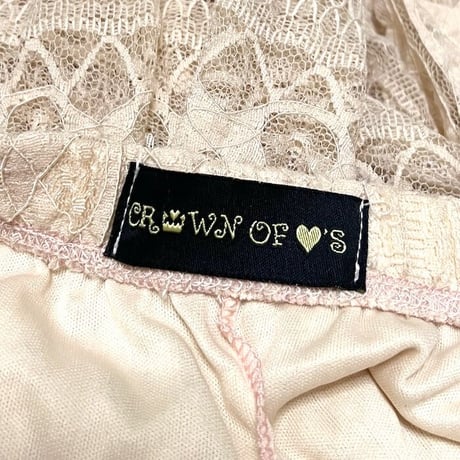 【USED】00'S CROWN OFF'S LACE LONG SKIRT