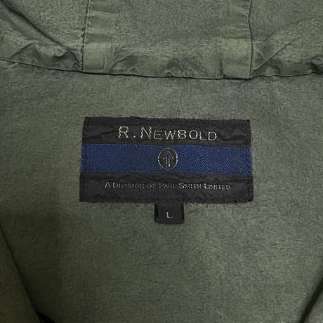 【USED】90's-00's R.NEWBOLD GARMENT DYE NYLON ANORAK JACKET