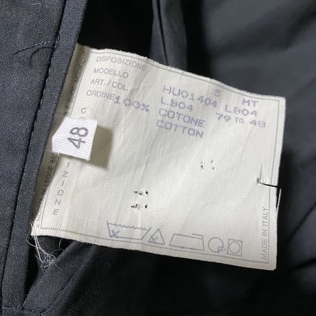 【USED】90'S  HELMUT LANG STAND FALL COLLAR COAT