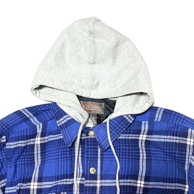 USED 00 S MOOSE CREEK COTTON FLANNEL HOODED SH