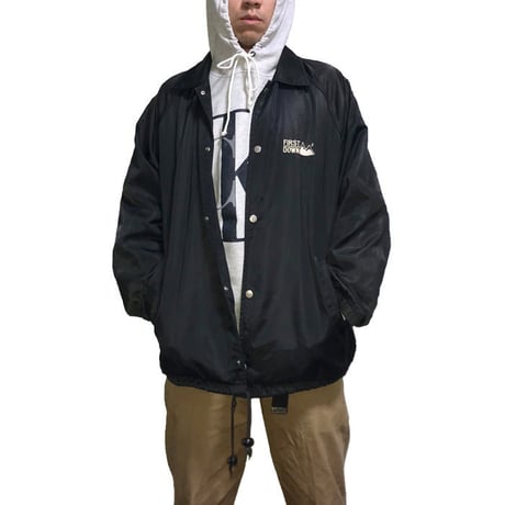 【USED】90'S FIRST DOWN COACH JACKET
