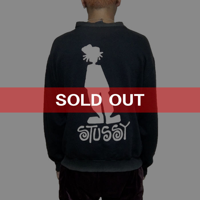 USED】90'S STUSSY SWEATSHIRT 