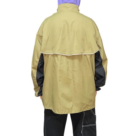 【USED】90'S-00'S OLD ASICS DUSTY COLOR NYLON JACKET