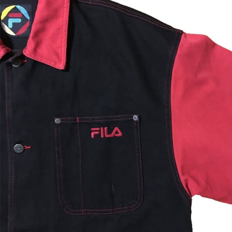 【USED】90'S FILA OVERSIZED COVERALL JACKET