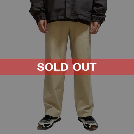 【USED】00'S PRADA COTTON NYLON TROUSERS
