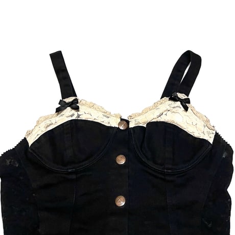【USED】80's-90's JUNIOR GAULTIER CAMI BUSTIER