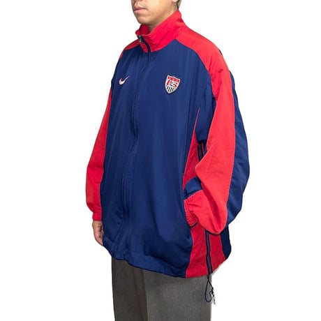 【USED】90'S NIKE USA SOCCER TRACK JACKET