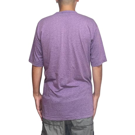 【USED】80's-90's ASICS LOGO T-SHIRT PURPLE MADE IN ITALY