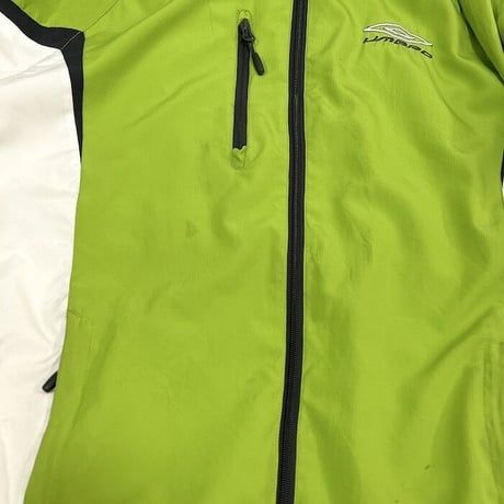 【USED】00'S UMBRO RIBTECH JACKET YELLOW GREEN