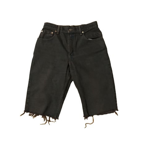 【USED】LEVI'S CUT OFF DENIM SHORTS BROWN