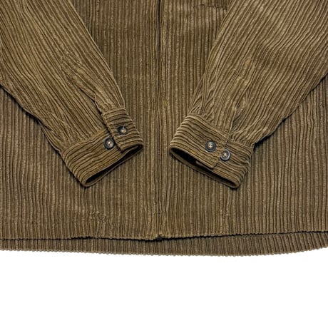 【USED】00's PIKO WIDE WALE CORDUROY ZIP SHIRT