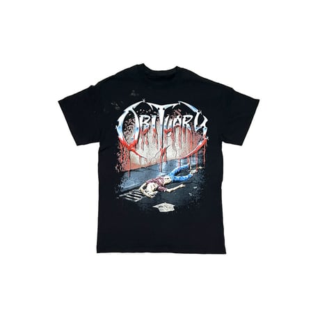 【USED】00's OBITUARY SLOWLY WE ROT T-SHIRT