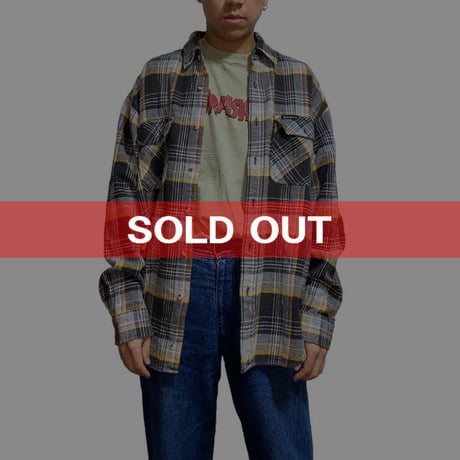 【USED】90'S WRANGLER FLANNEL SHIRT