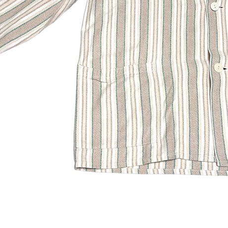 【USED】70's Eichsfeld Konfektion STRIPE WORK SHIRT JACKET②