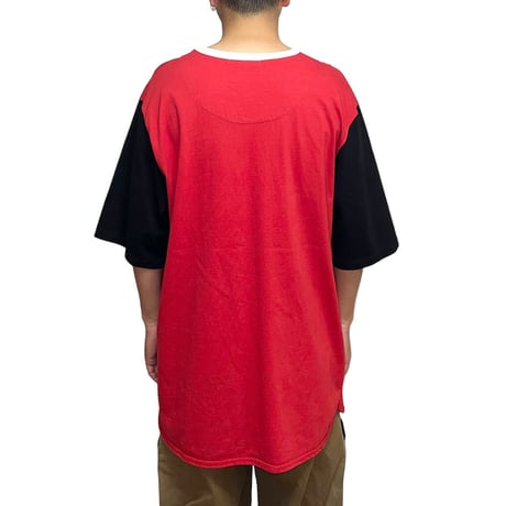 【USED】90's Polo by Ralph Lauren POLO VOLLEY HENRY NECK T-SHIRT