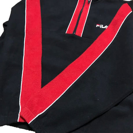 【USED】90'S  FILA FLEECE PULLOVER