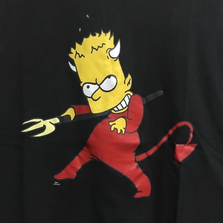 【USED】THE SIMPSONS "DEVIL BART" T-SHIRT