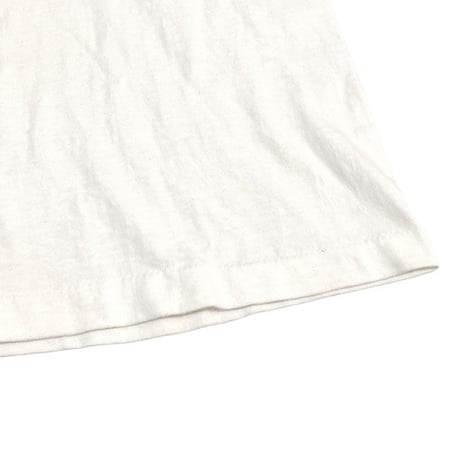 【USED】90'S STUSSY SPLASH "X" L/S T-SHIRT WHITE