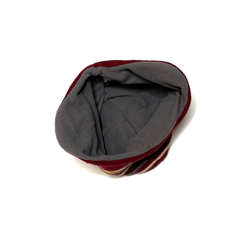 USED】00's NIKE ACG EAR FLAP BORDER KNIT BEANIE