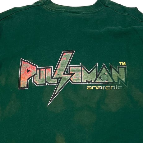 【USED】90'S ANARCHIC ADJUSTMENT "PULSE MAN" L/S T-SHIRT GREEN