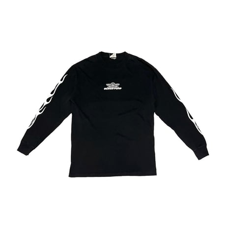【USED】90's-00's BLACK FLYS L/S T-SHIRT BLACK