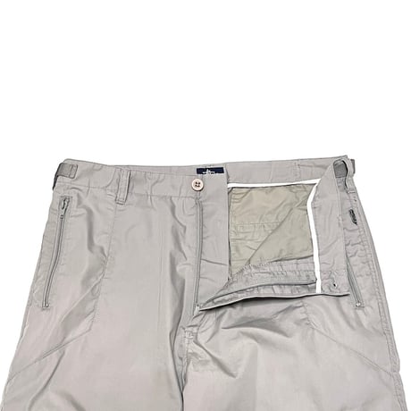 【USED】90's-00's STUSSY 8 ZIP-POCKET FLIGHT PANTS LIGHT GRAY