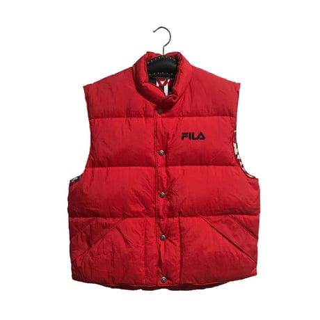 【USED】90'S FILA DOWN VEST