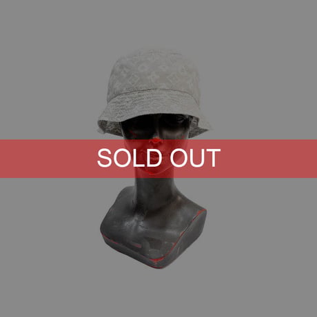 【USED】90'S STUSSY MONOGRAM BUCKET HAT