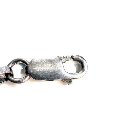 【USED】Vintage SILVER925 ANCHOR CHAIN BRACELET MADE IN ITALY
